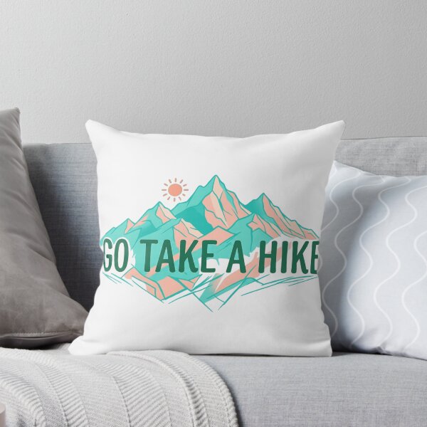 Item preview, Go Take a Hike Pastel Mountain Outdoor Adventure Design designed and sold by GabeMountainArt.