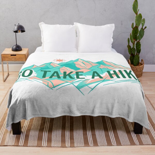 Item preview, Go Take a Hike Pastel Mountain Outdoor Adventure Design designed and sold by GabeMountainArt.