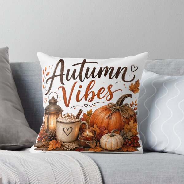 Item preview, Cozy Autumn Vibes Pumpkin Coffee designed and sold by Wild Ink Studio by Barbara.