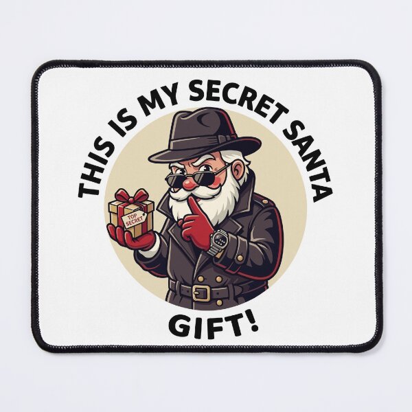Item preview, This Is My Secret Santa Gift – Funny Christmas Spy Santa designed and sold by JPees.