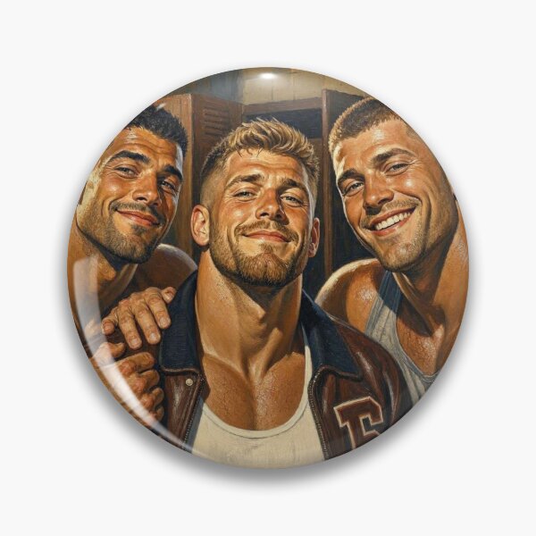 Artikelvorschau, Retro Jocks „The Locker Room“ Gay Leather Art Design entworfen und verkauft von ItsAKinkThing.