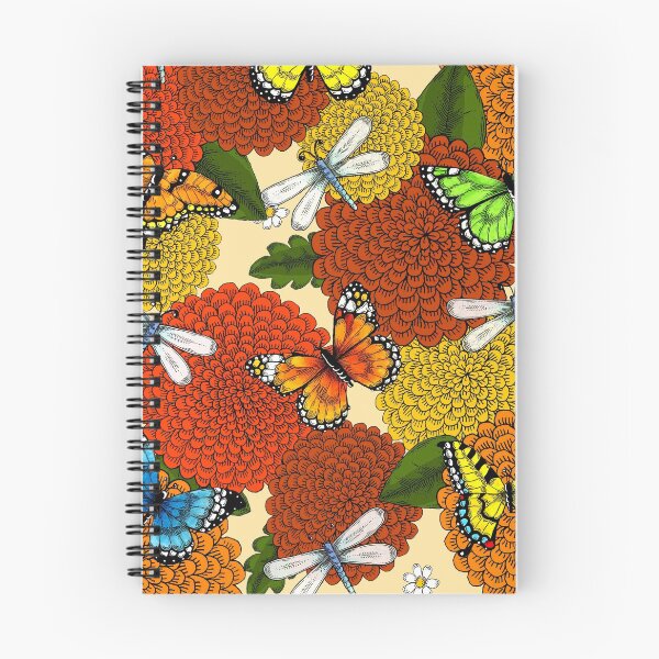 Item preview, Flowers, Dragonflies, and Butterflies Pattern designed and sold by jdimmettart.