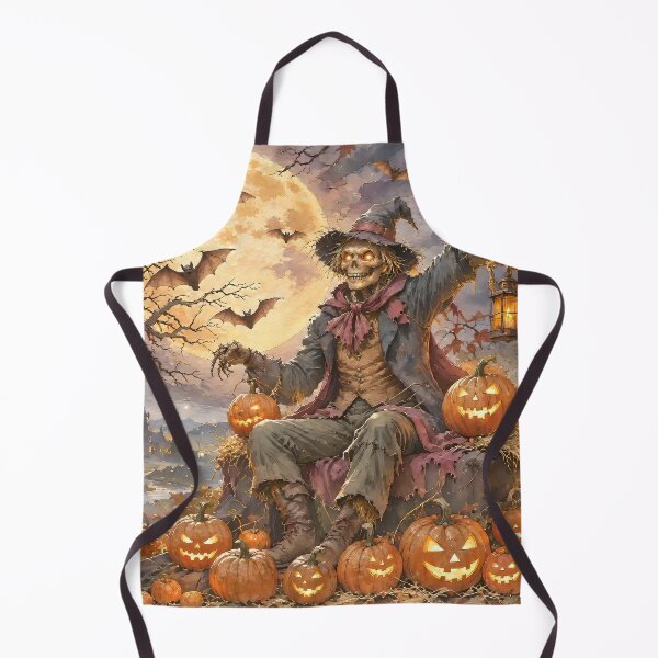 Item preview, Spooky Scarecrow Halloween Pumpkin Night designed and sold by Spark & Shadow.