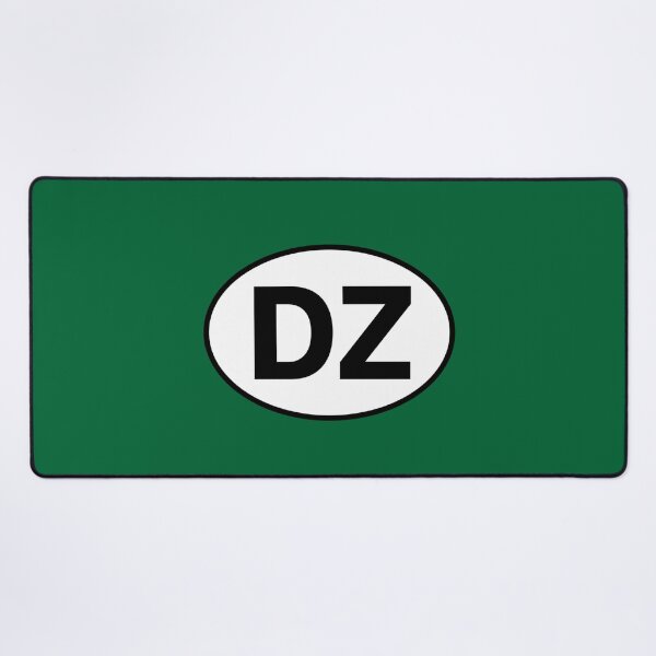 Item preview, Algeria DZ International Oval Sticker · Minimalist Travel Identity designed and sold by The Digital Compass.