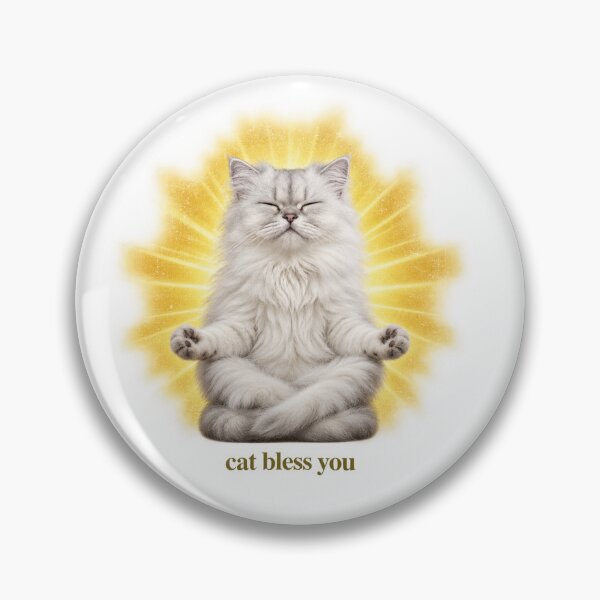 Item preview, Silver Chinchilla Persian Cat Bless You designed and sold by Fuzzy-Error.