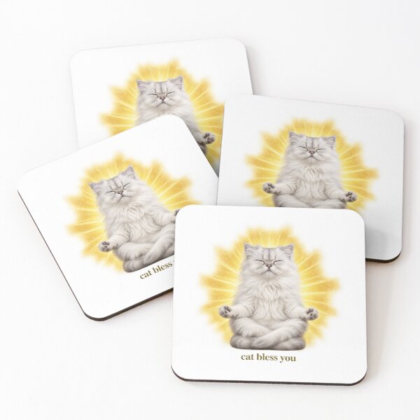 Item preview, Silver Chinchilla Persian Cat Bless You designed and sold by Fuzzy-Error.