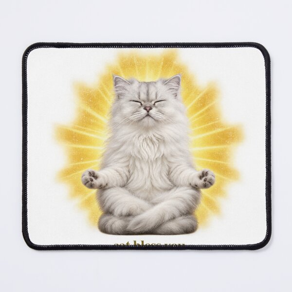 Item preview, Silver Chinchilla Persian Cat Bless You designed and sold by Fuzzy-Error.