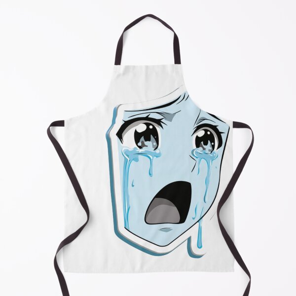 Item preview, Sad Anime Crying Face Dripping Tears Manga designed and sold by NicolasGlowArt.