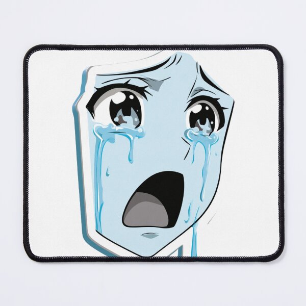 Item preview, Sad Anime Crying Face Dripping Tears Manga designed and sold by NicolasGlowArt.