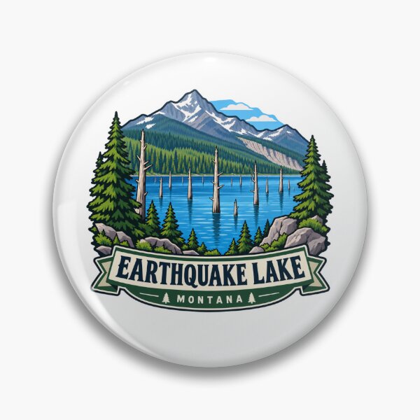 Item preview, Earthquake Lake, Montana designed and sold by Myra365Art.