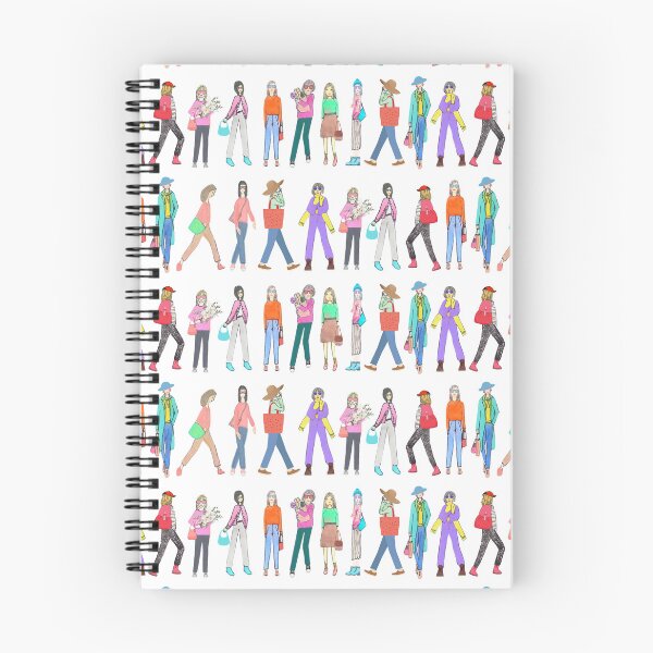 Item preview, Women hand drawn watercolor and ink  designed and sold by Boy and Belugee Studio.