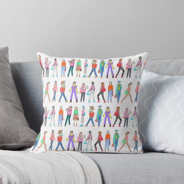 Item preview, Women hand drawn watercolor and ink  designed and sold by Boy and Belugee Studio.