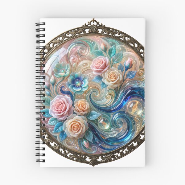 Item preview, Wavy Glassy Roses - Glossy Floral Art designed and sold by Alaa-love-art.