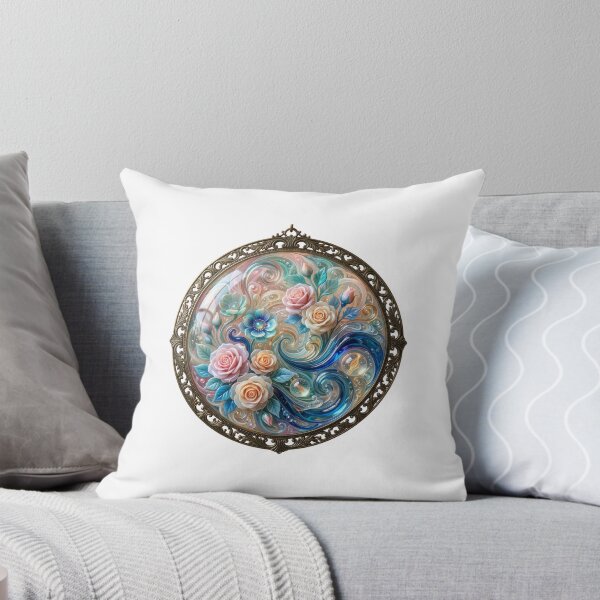 Item preview, Wavy Glassy Roses - Glossy Floral Art designed and sold by Alaa-love-art.