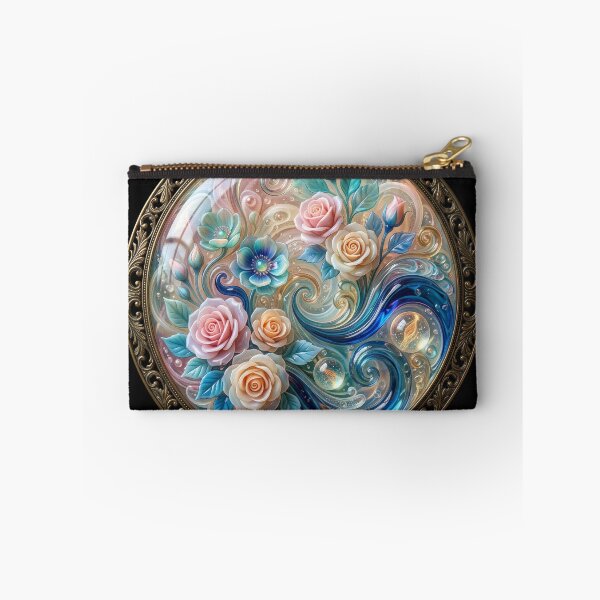 Item preview, Wavy Glassy Roses - Glossy Floral Art designed and sold by Alaa-love-art.