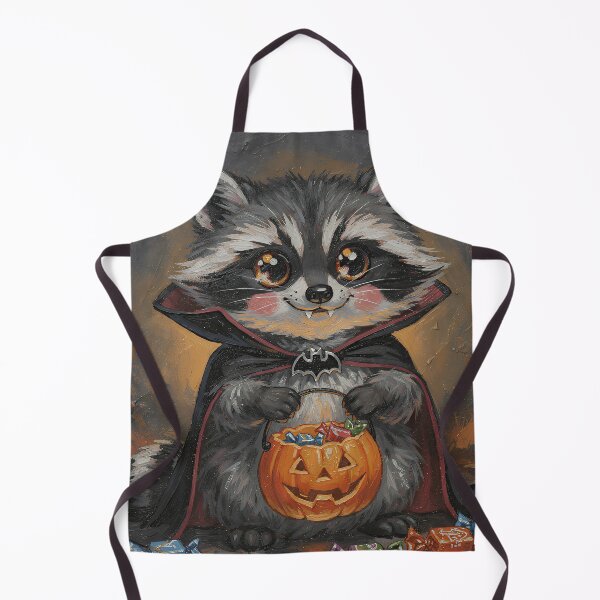 Item preview, Cute Vampire Raccoon Halloween | Spooky Trick or Treat Woodland Art designed and sold by cr6zym1nd.