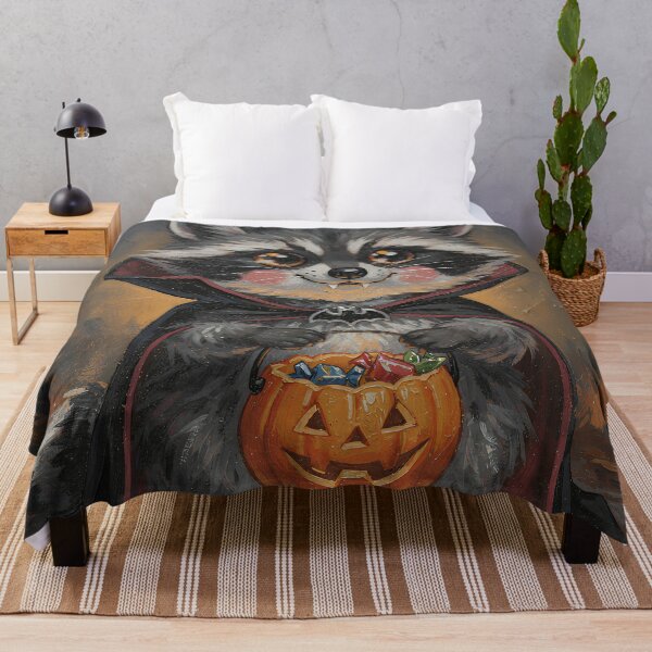 Item preview, Cute Vampire Raccoon Halloween | Spooky Trick or Treat Woodland Art designed and sold by cr6zym1nd.