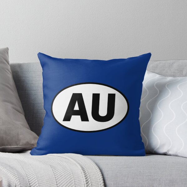 Item preview, Australia AU International Oval Sticker · Minimalist  Travel Identity designed and sold by The Digital Compass.