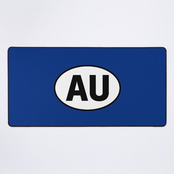 Item preview, Australia AU International Oval Sticker · Minimalist Travel Identity designed and sold by The Digital Compass.