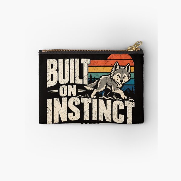 Item preview, Built on Instinct – Vintage Wolf Graphic Shirt | SAVR designed and sold by SAVR_PL.