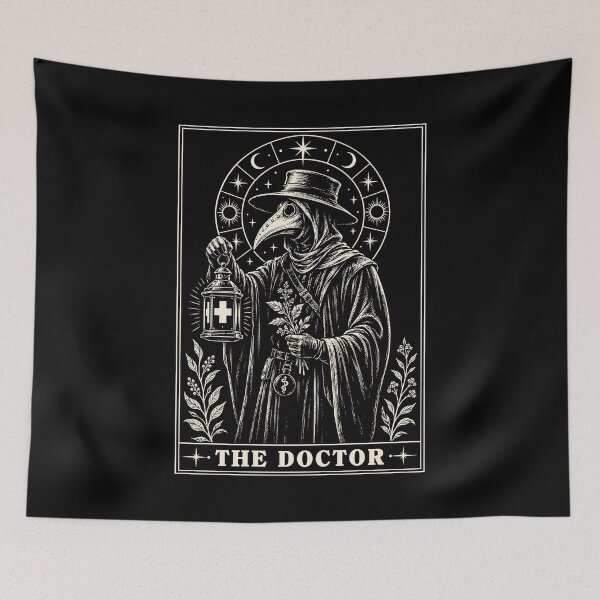 Item preview, The Doctor Plague Mask GothicTarot Card designed and sold by andre-hollow.