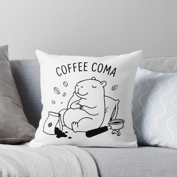 Item preview, Coffee Coma - Tired Capybara Coffee Lover  designed and sold by Brexmore3.