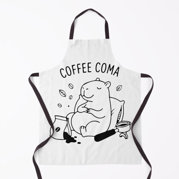 Item preview, Coffee Coma - Tired Capybara Coffee Lover  designed and sold by Brexmore3.