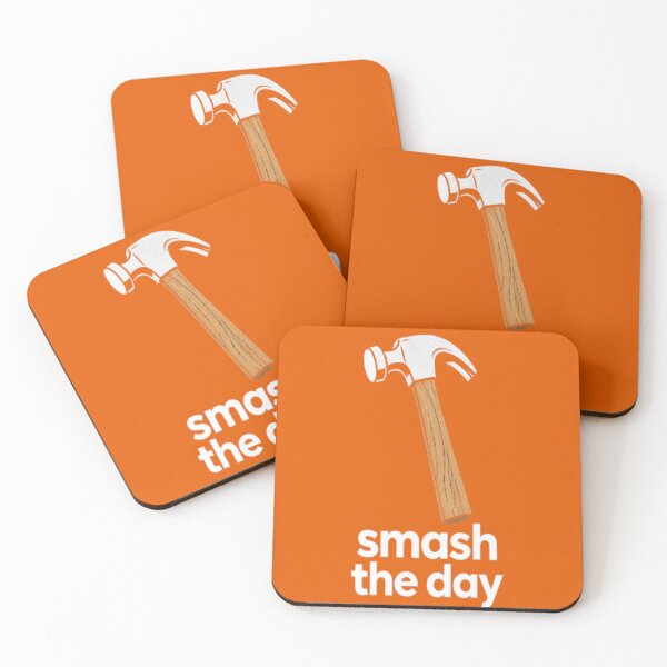 Item preview, Smash The Day Motivational Hammer Quote designed and sold by creativerooney.