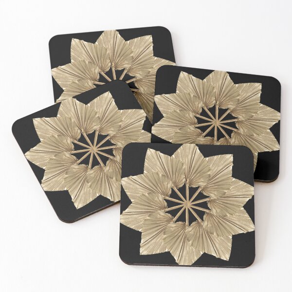 Item preview, Geometric Botanical Palm Leaf Rosette Pattern designed and sold by ZorianArt.