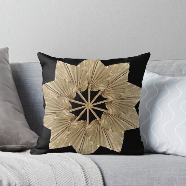 Item preview, Geometric Botanical Palm Leaf Rosette Pattern designed and sold by ZorianArt.