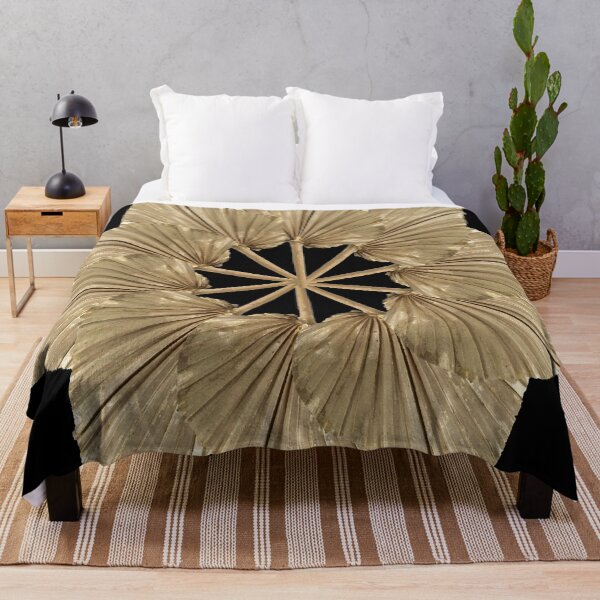 Item preview, Geometric Botanical Palm Leaf Rosette Pattern designed and sold by ZorianArt.