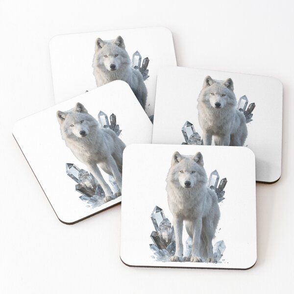Item preview, Crystal Arctic Wolf designed and sold by Neural-canvas.