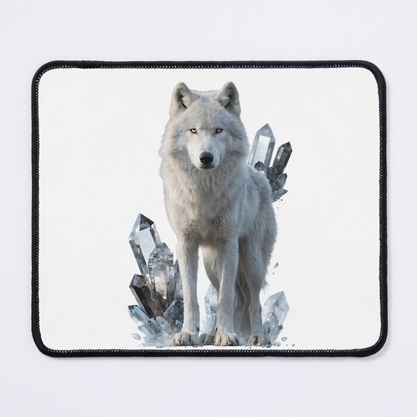 Item preview, Crystal Arctic Wolf designed and sold by Neural-canvas.