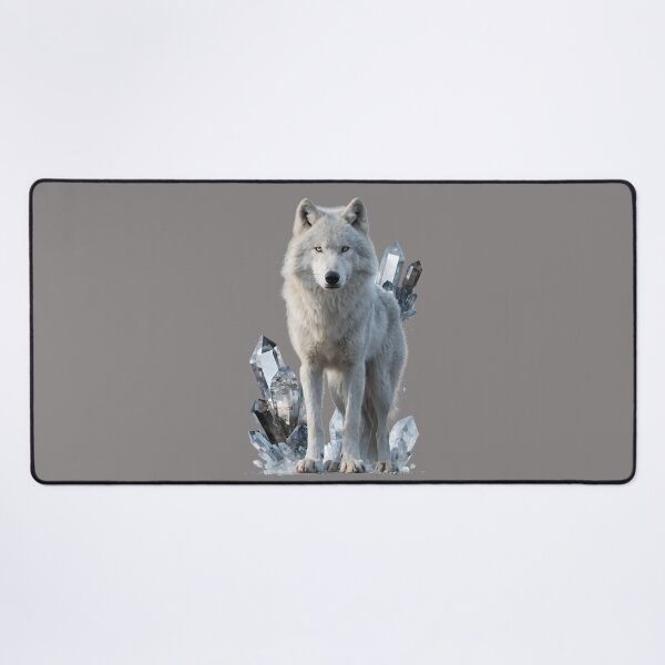 Item preview, Crystal Arctic Wolf designed and sold by Neural-canvas.