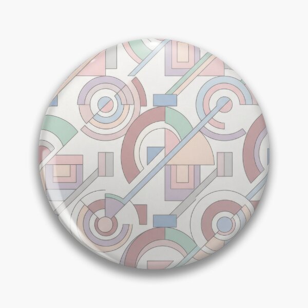 Item preview, Modern Pastel Abstract Geometric Pattern  designed and sold by Alaa-love-art.