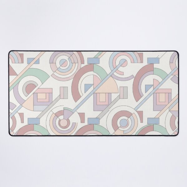Item preview, Modern Pastel Abstract Geometric Pattern designed and sold by Alaa-love-art.