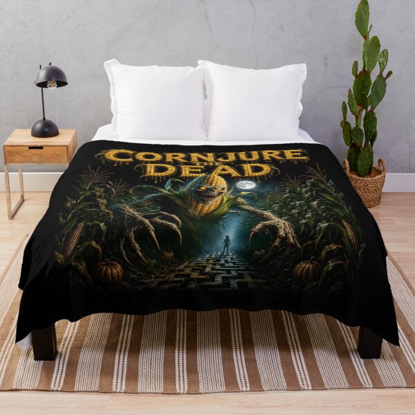 Item preview, Cornjure the Dead - Scary Corn Monster Cornfield Maze Design designed and sold by HorrorWorldWeb.