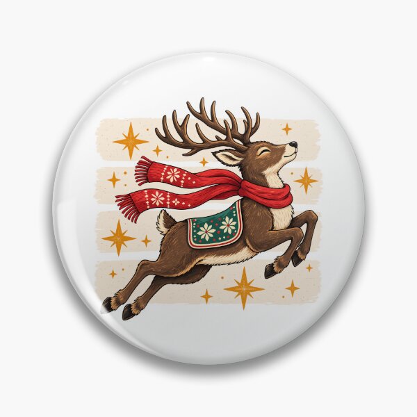 Item preview, Cute Festive Christmas Reindeer Art designed and sold by andre-hollow.