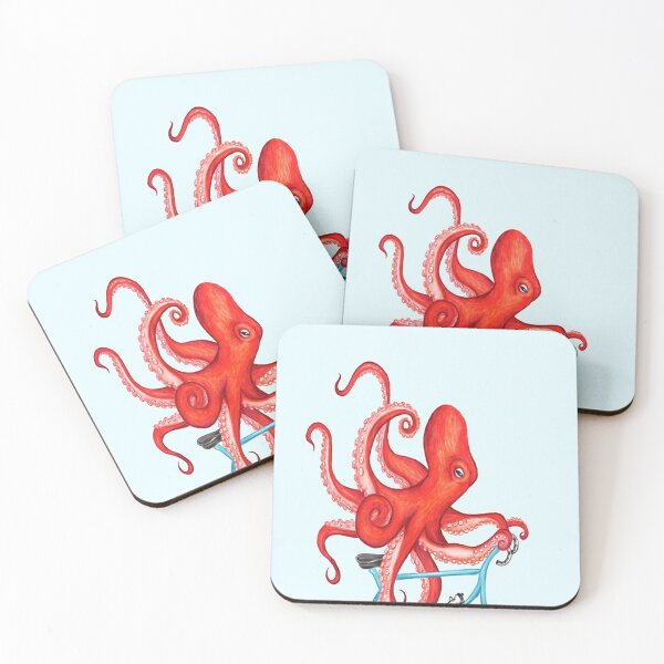 Item preview, Cycling octopus designed and sold by ShelleyThornton.