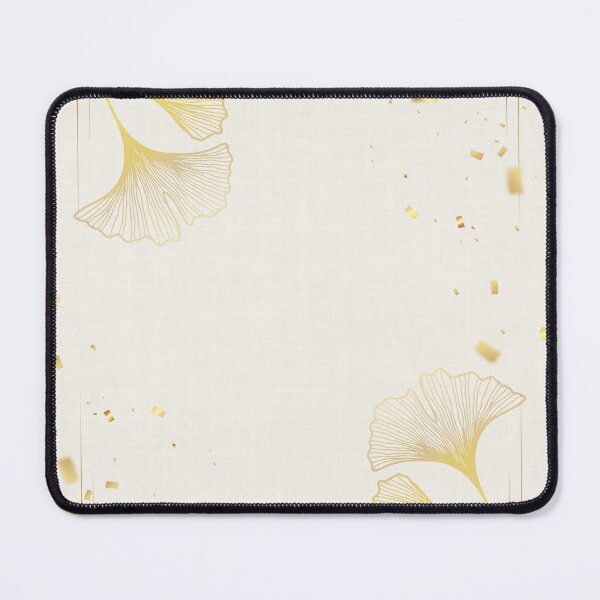 Item preview, "Festive Ginkgo" with Golden Details designed and sold by Diseño que alegran tu día.