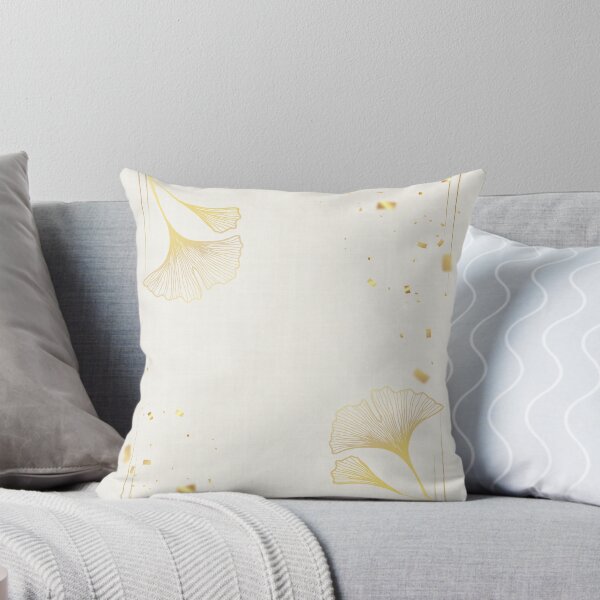 Item preview, "Festive Ginkgo" with Golden Details designed and sold by Diseño que alegran tu día.