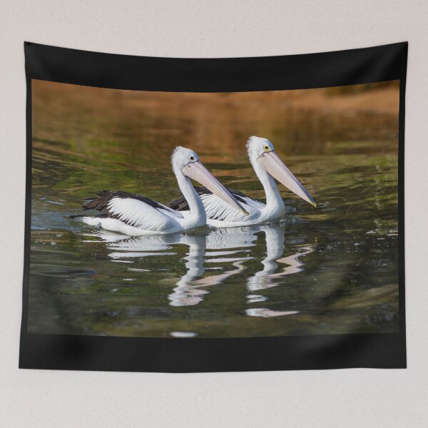 Item preview, Pelicans Gliding on Water designed and sold by Twisted Light Images.