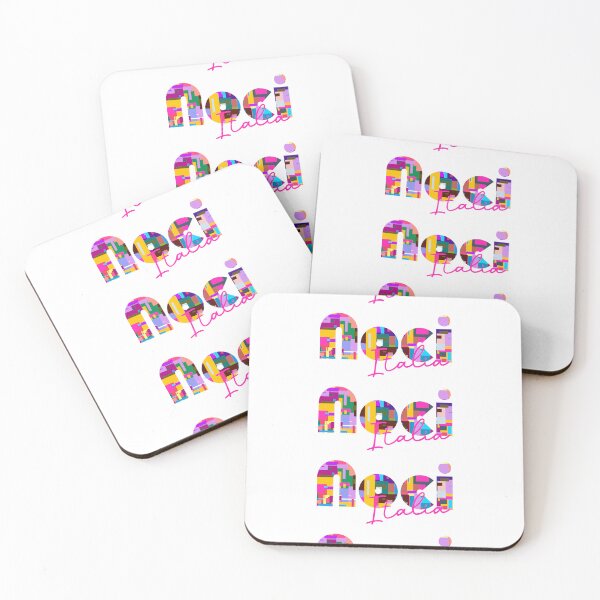 Item preview, Noci, Bari, Italy, Italia, colorful typography design for travellers designed and sold by Wanderful-roads.