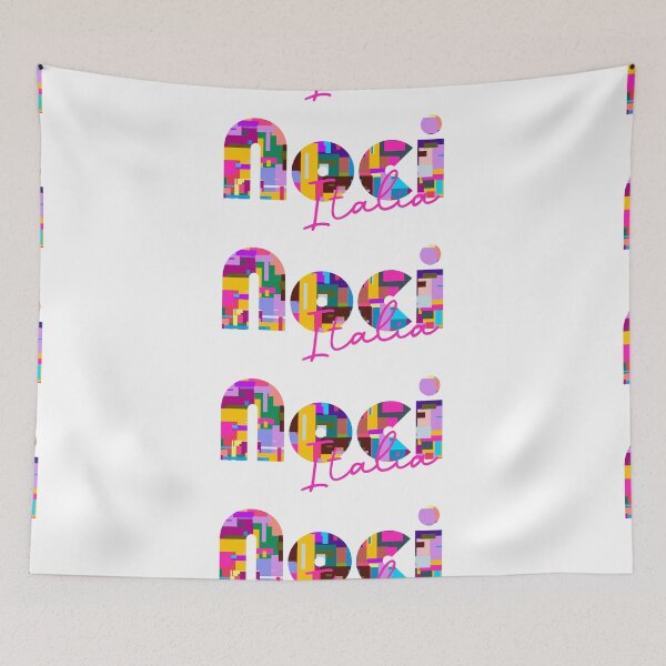 Item preview, Noci, Bari, Italy, Italia, colorful typography design for travellers designed and sold by Wanderful-roads.