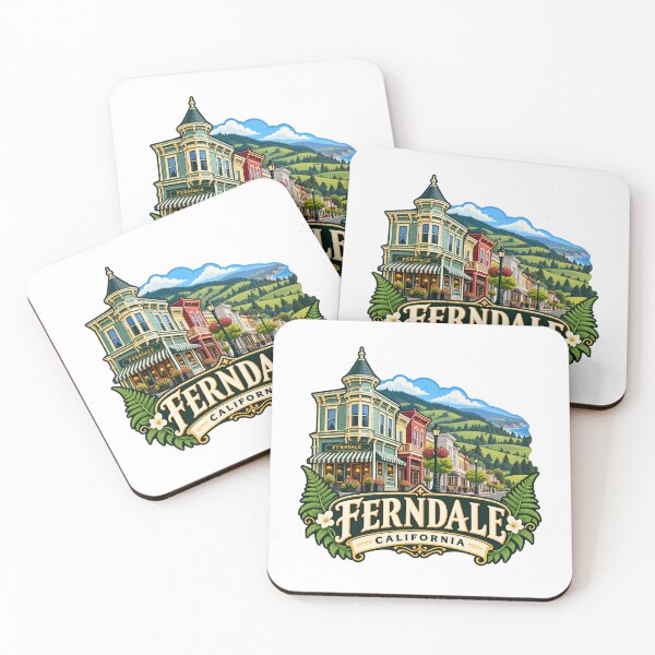 Item preview, Ferndale, California - Victorian Main Street designed and sold by Myra365Art.