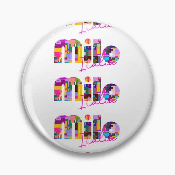 Item preview, Milo, Catania, Italy, Italia, colorful typography design for travellers designed and sold by Wanderful-roads.