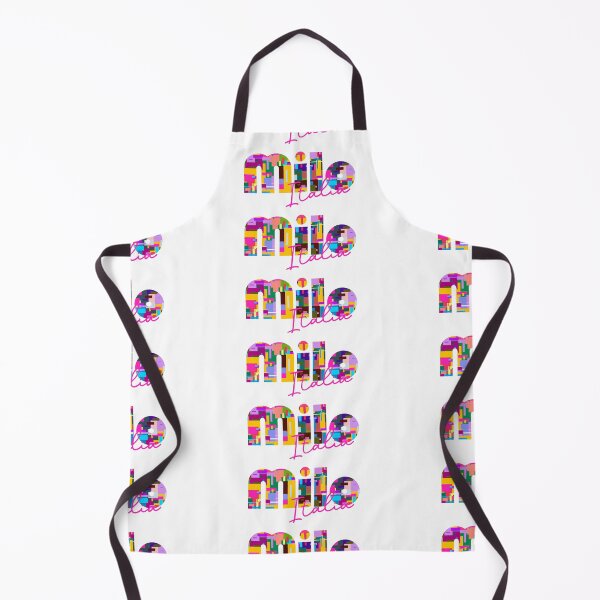 Item preview, Milo, Catania, Italy, Italia, colorful typography design for travellers designed and sold by Wanderful-roads.