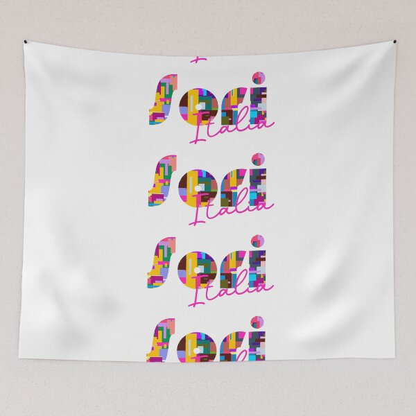 Item preview, Sori, Genova, Italy, Italia, colorful typography design for travellers designed and sold by Wanderful-roads.