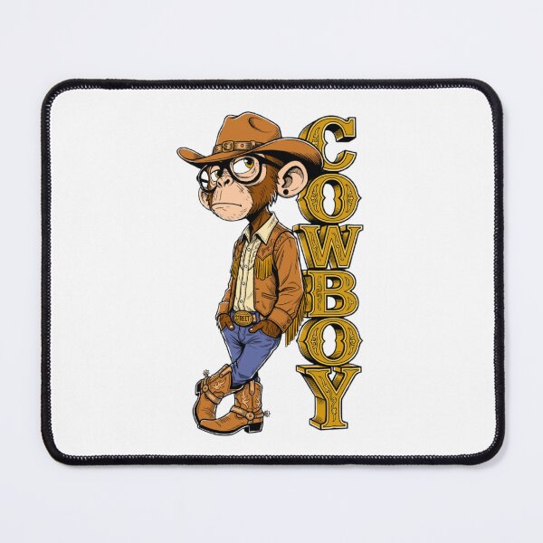 Item preview, Cowboy monkey designed and sold by DigitalArtTK.