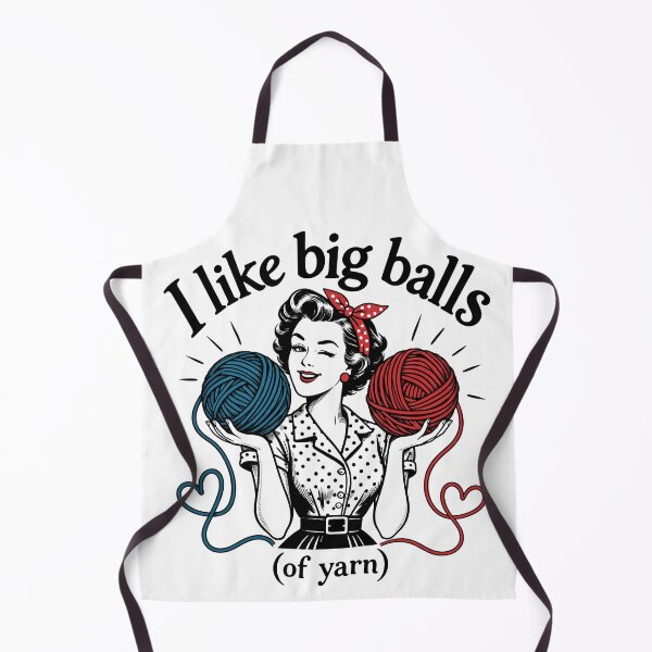 Item preview, I Like Big Balls Of Yarn Funny Knitting Crochet Yarn designed and sold by andre-hollow.